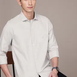 Nautica Men Premium Solid Slim Fit Shirt-picture-34