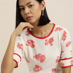 her by invictus Floral Print Top-picture-36