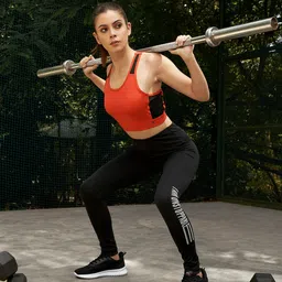 HRX by Hrithik Roshan Women Black Printed Tights-picture-37