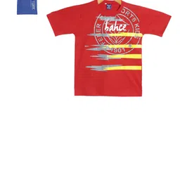 SWEET ANGEL Boys Pack Of 2 Red  Blue Printed Cotton Pure Cotton T-shirt-picture-40