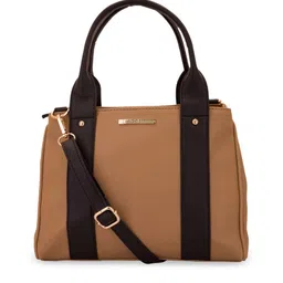 Lapis O Lupo Beige & Black Solid Handheld Bag-picture-24
