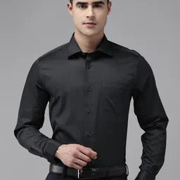 Blackberrys Men Slim Fit Opaque Formal Shirt-image-18