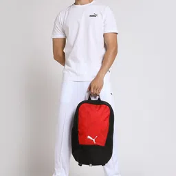 Puma Unisex Red & Black Individual Rise Backpack-image-13