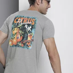 The Indian Garage Co Men Graphic Printed Slim Fit T-shirt-picture-43