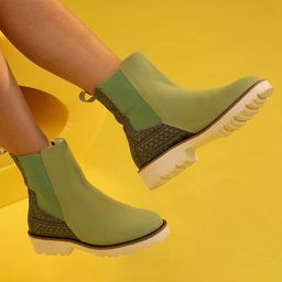 yoho Women Mid Top Digital Printed Chelsea Boots-picture-20