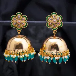Sukkhi Blue Contemporary Jhumkas-picture-16