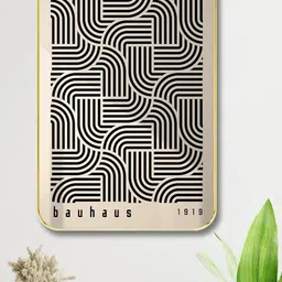 SAF Brown & Black Abstract Wooden Painting Wall Art-image-57