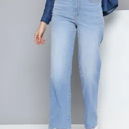 Levis Women Straight Fit High-Rise Light Fade Stretchable Jeans-image-16