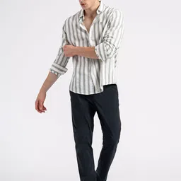 Red Tape Men Relaxed Opaque Striped Casual Shirt-picture-12