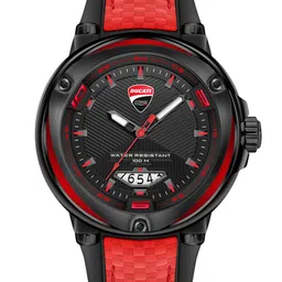 DUCATI CORSE Men Black Dial & Multicoloured Straps Analogue Watch - DTWGN2018904-picture-20