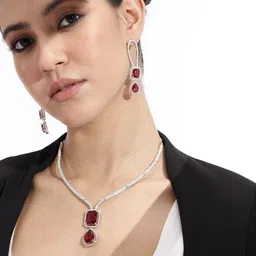 Niska Cubic Zirconia Studded Jewellery Set-picture-52