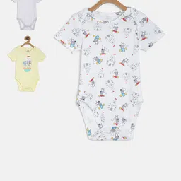 MINI KLUB Newborn Boys Pack of 3 Bodysuits-picture-13