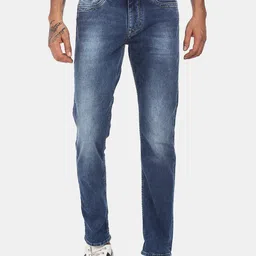 Flying Machine Men Blue Prince Slim Fit Light Fade Stretchable Jeans-picture-19
