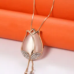 Shining Diva Fashion Women Gold-Plated Antique Necklace-picture-29
