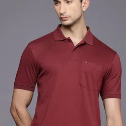 Louis Philippe Polo Collar Pure Cotton T-shirt-picture-47