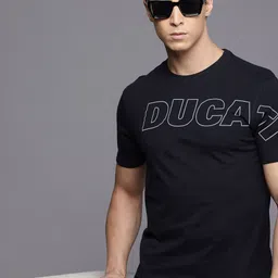 Ducati Brand Logo Printed Pure Cotton T-shirt-image-54