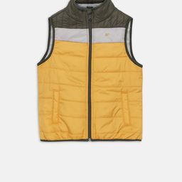 t-base Boys Yellow Colourblocked Lightweight Jacket-picture-35