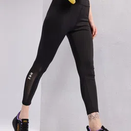 HRX by Hrithik Roshan Women Brand Logo Printed Training Tights-picture-41