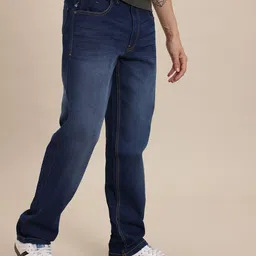 The Roadster Life Co. Men Regular Fit Mid-Rise Light Fade Stretchable Jeans-image-66