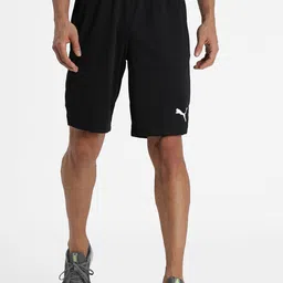 Puma Men Black RTG Interlock Regular Fit Shorts-image-17