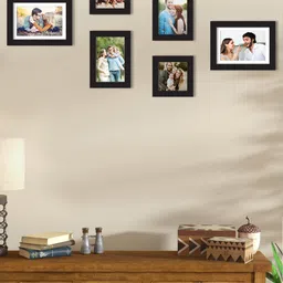 Art Street Set Of 6 Black Solid Individual Wall Photo Frames-image-73