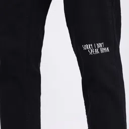 glitchez Men Printed Detail Regular Fit Jeans image 4