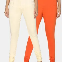 TSG Bliss Women Pack of 2 Bio Wash Churidar Leggings-picture-41