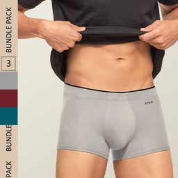 XYXX Men Pack Of 3 Uno IntelliSoft Micro Modal Trunk XYTRNK3PCKN52-picture-43