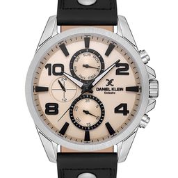 Daniel Klein Exclusive Men Leather Straps Analogue Watch DK.1.13640-1-picture-6