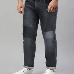 HIGHLANDER Men Grey Slim Fit Light Fade Stretchable Jeans image 3