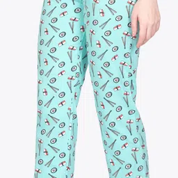ariel Pack Of 2 Printed Pure Cotton Breathable Lounge Pants image 4