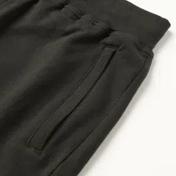 van heusen innerwear Van Heusen Men Green Solid Smart Tech Easy Stain Release Knit Shorts image 5