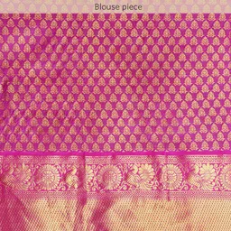 Royal Rajgharana Saree Navy Blue & Gold Floral Zari Silk Blend Celebrity Banarasi Sarees image 2