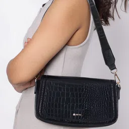 IRTH by House of Titan Animal Textured Structured Shoulder Bag With Coin Pocket-picture-14