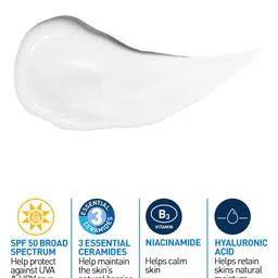 CeraVe Morning Skincare Combo of Facewash & Moisturizer SPF50 for Normal To Dry Skin image 3