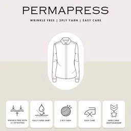 Louis Philippe Men White Slim Fit Solid Cotton Formal Shirt image 4