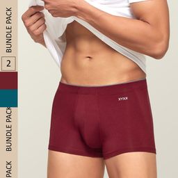 XYXX Men Solid Pack Of 2 Uno IntelliSoft Micro Modal Trunk-picture-47