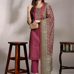 Anouk Women Ethnic Motifs Printed Kurta with Trousers & Dupatta-picture-24