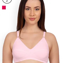 Komli Pack of 2 Non-Wired Non-Padded T-shirt Bras K9116-image-92