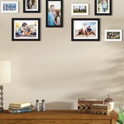 Art Street Set Of 9 White & Black Solid Individual Wall Photo Frames-image-38
