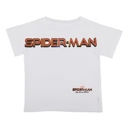 Marvel by Wear Your Mind Boys White Printed Round Neck T-shirt-picture-25