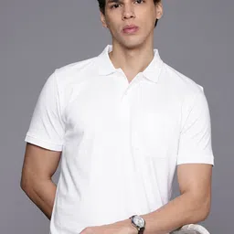 Louis Philippe Polo Collar Pure Cotton T-shirt image 1