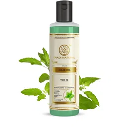 Khadi Natural Tulsi Hair Oil To Reduce Hair Fall -  210 ml-picture-14