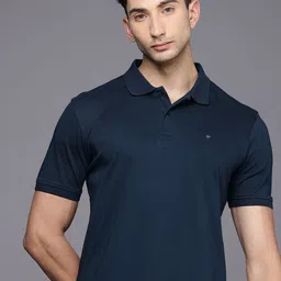 Louis Philippe Polo Collar Pure Cotton T-shirt image 1