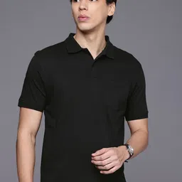 Louis Philippe Polo Collar Pure Cotton T-shirt image 1
