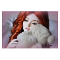 British Terminal White Red Haired Girl Wall Poster-picture-38