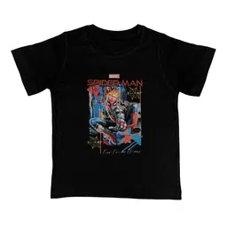 Marvel by Wear Your Mind Boys Black Printed Round Neck T-shirt-picture-15