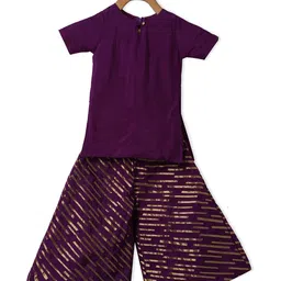 PICCOLO Girls Purple Kurti with Trousers-picture-42