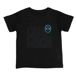 Marvel by Wear Your Mind Boys Black Printed Round Neck T-shirt-picture-35