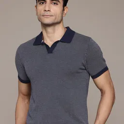 Petrol Men Polo Collar Pure Cotton Knitted T-shirt-picture-36